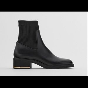 Zara Ankle Sock Boots with Golding Lining